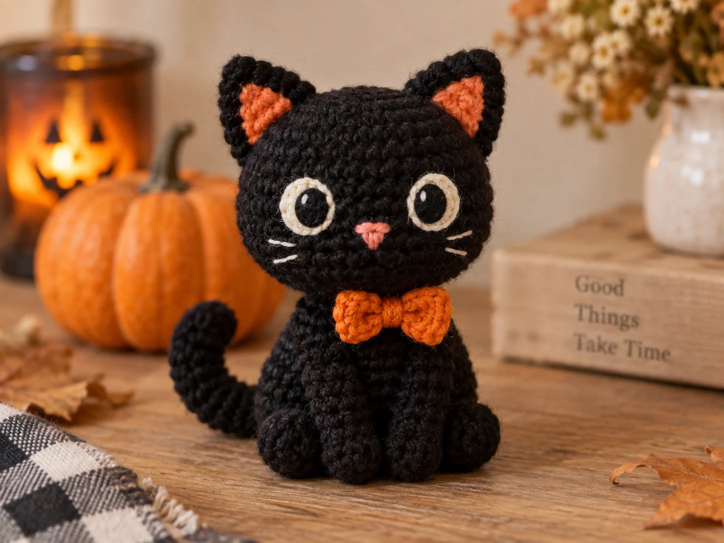 Crochet Black Cat Amigurumi Pattern: Easy 7-Step Halloween Guide