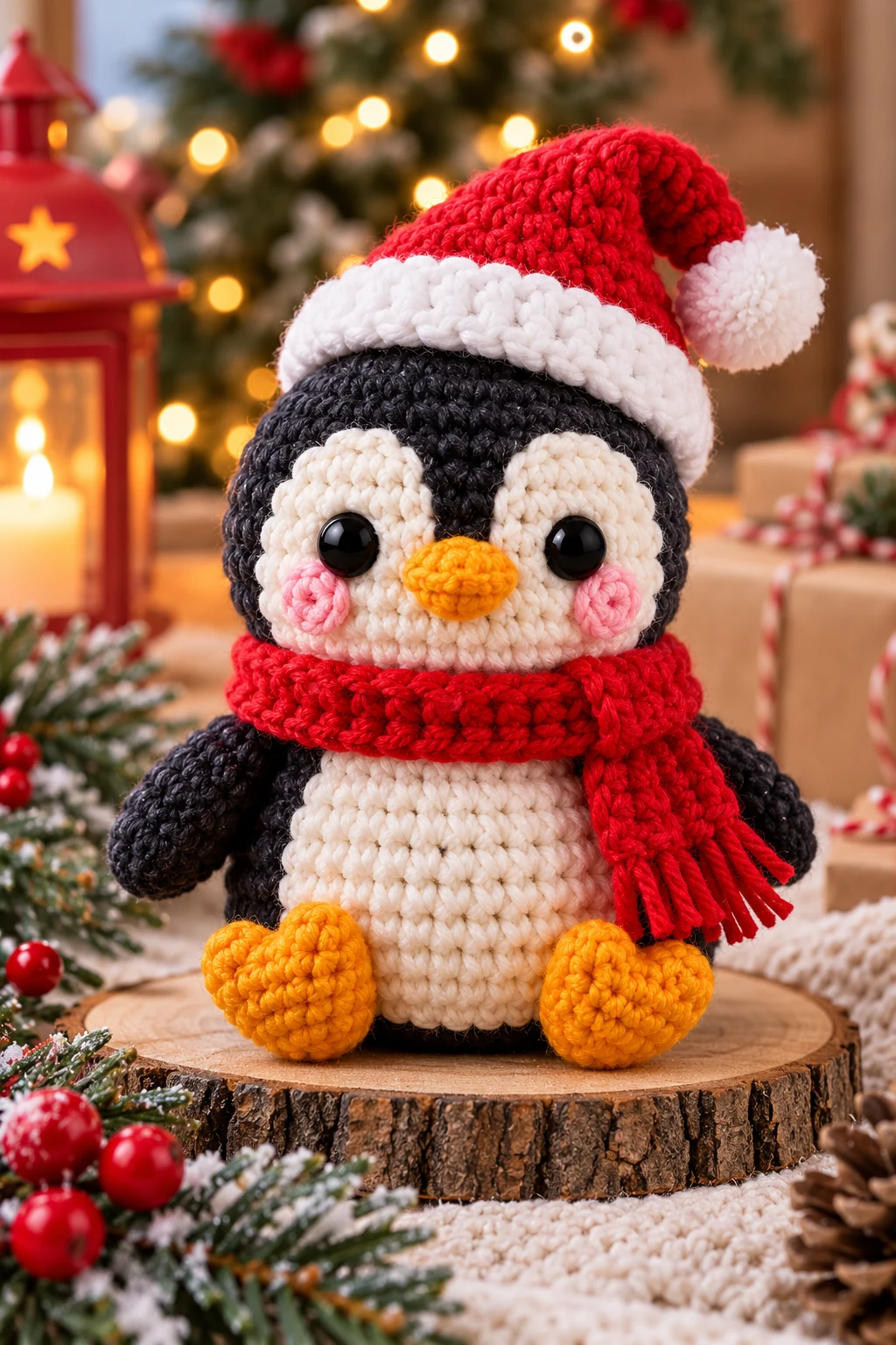 Free Crochet Christmas Penguin Pattern – Easy Amigurumi