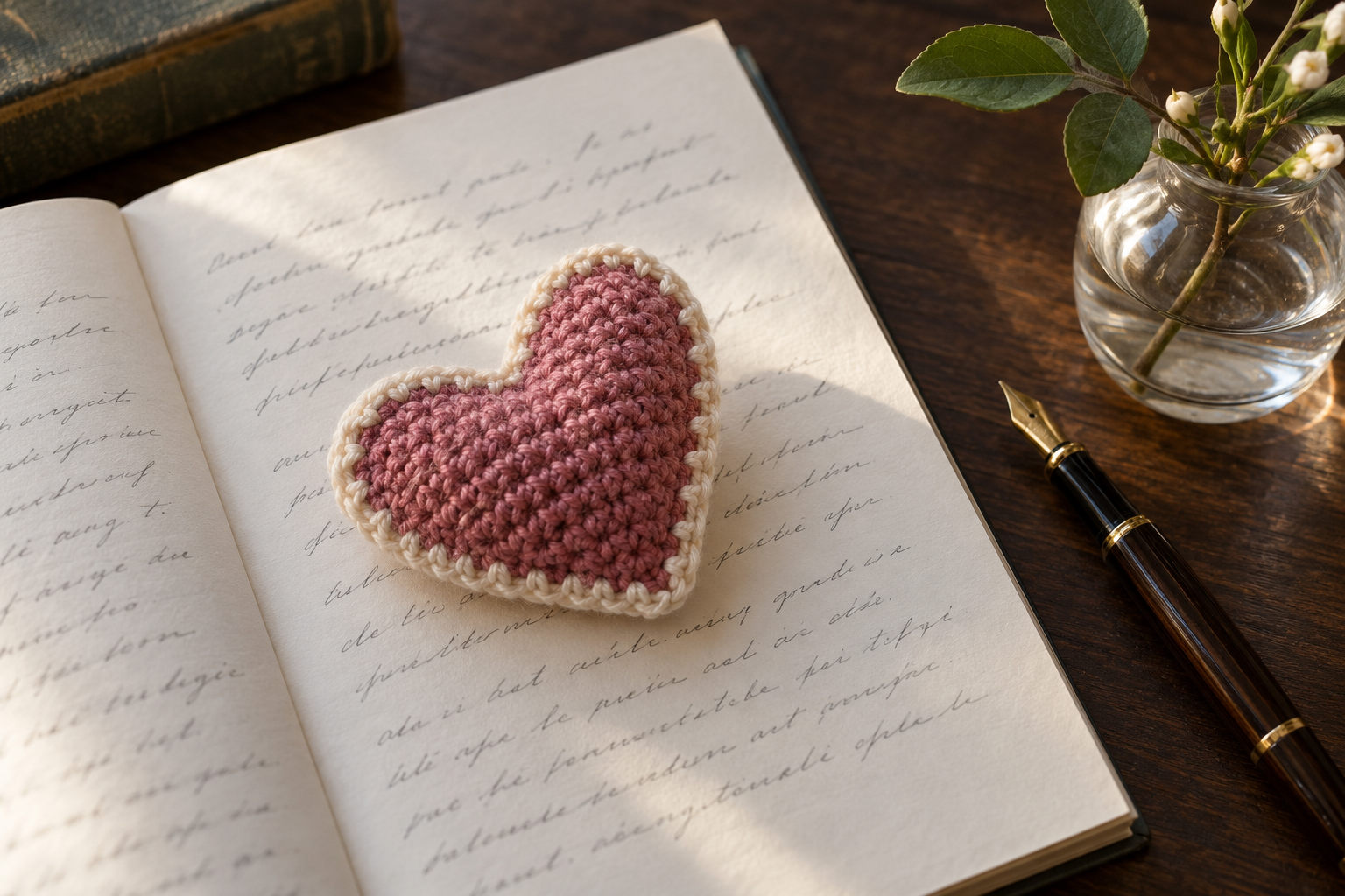 Crochet heart for Valentine's Day