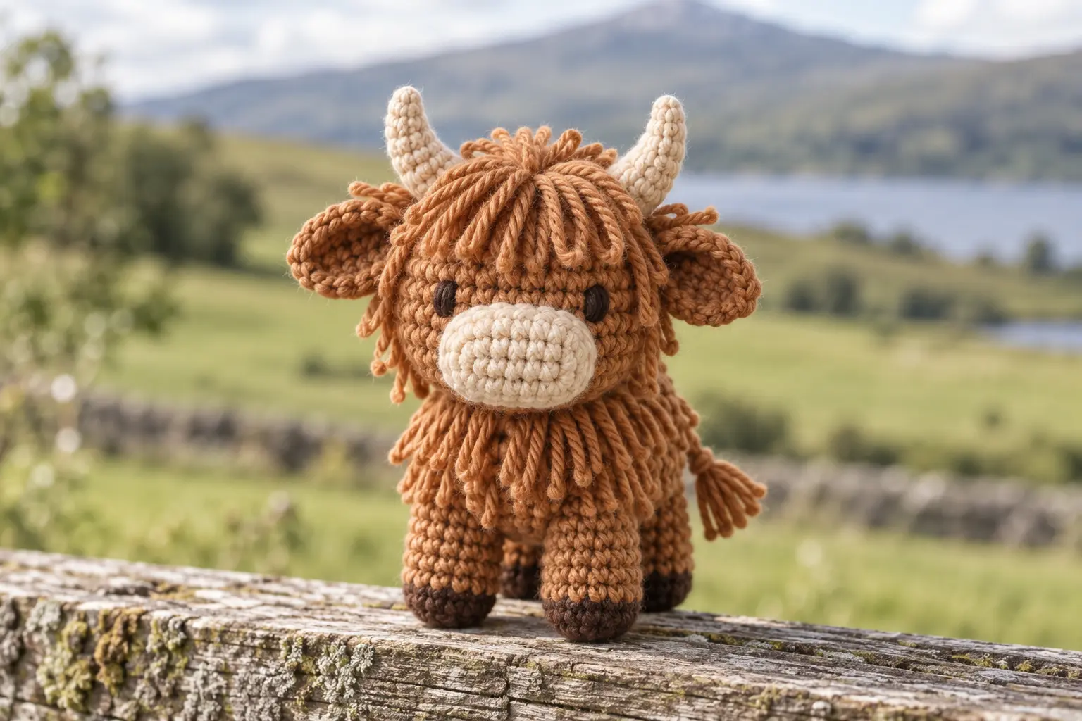 Crochet Highland cow