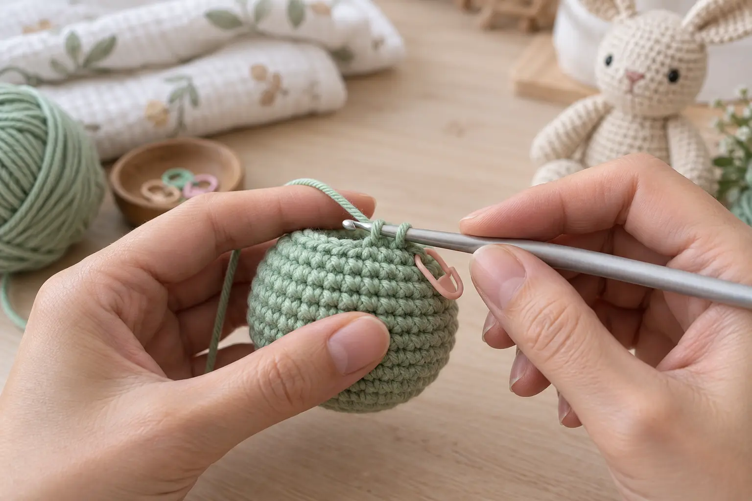 Invisible decrease crochet technique