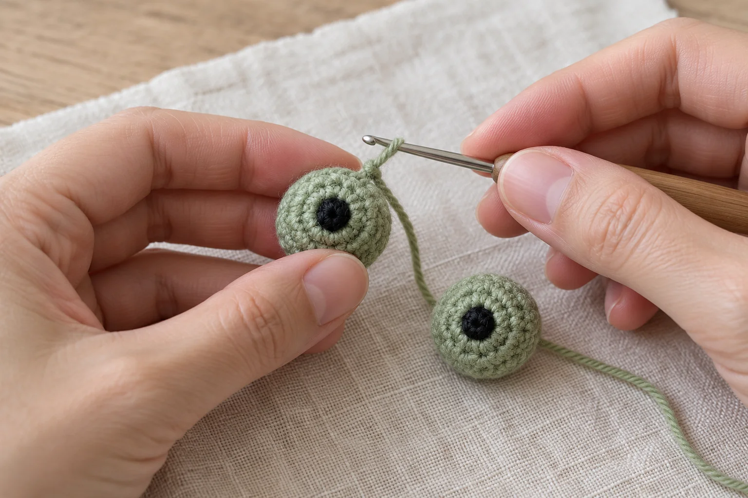 Mini Crochet Frog: Free Pattern in 6 Simple Steps